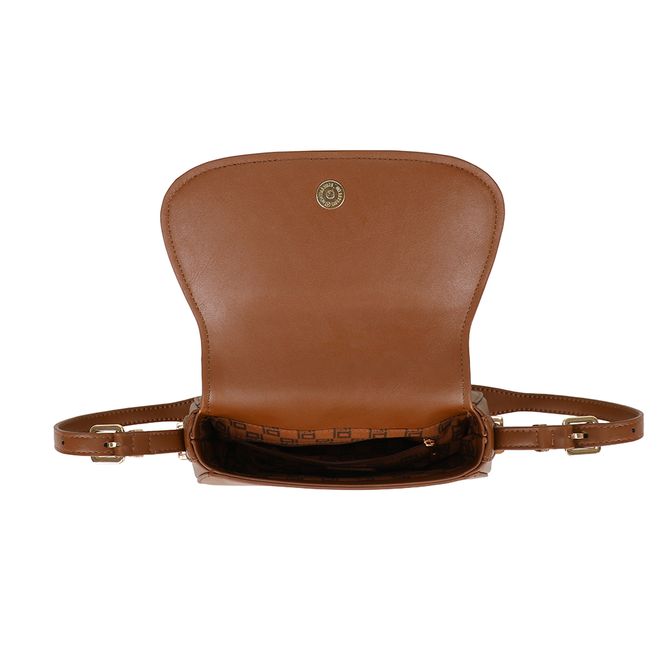 Huvudbild Ulrika Design Sadelväska Minimalism cognac