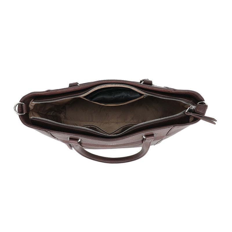 Ulrika Design Handväska 2 in 1 mörkbrun