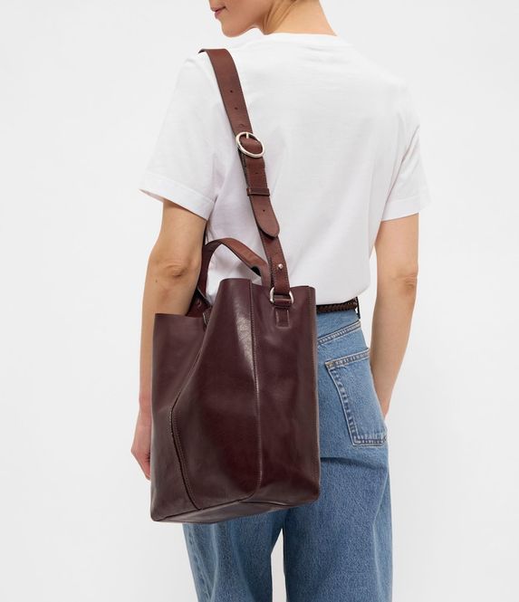 Huvudbild Saddler Totebag Elsa mörkbrun