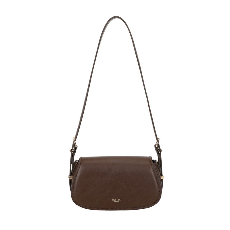 Ulrika Design Sadelväska Minimalism  mörkbrun