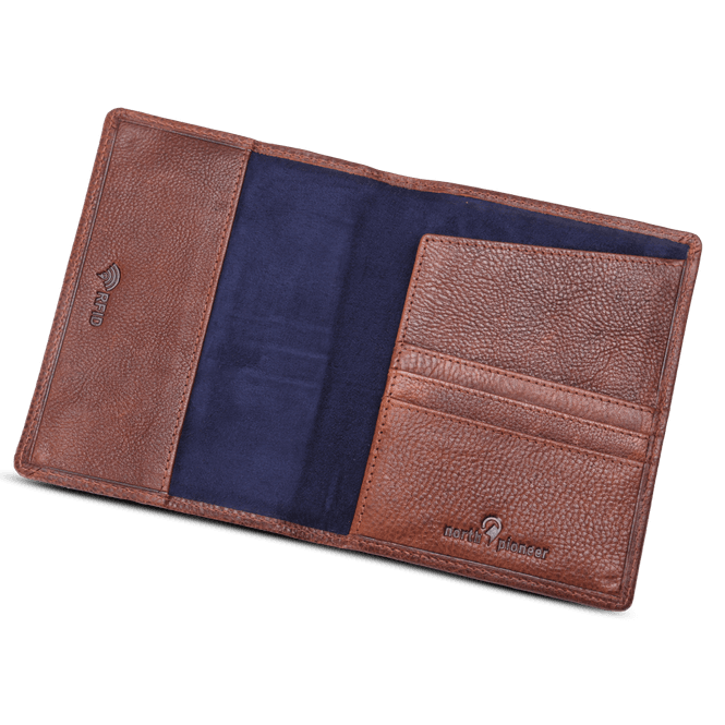 Huvudbild North Pioneer Passfodral cognac