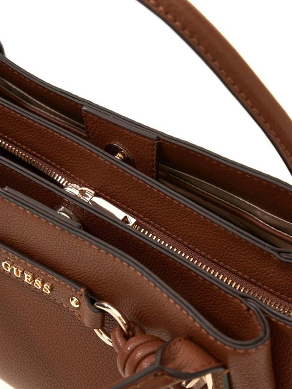 Guess Handväska Camelia cognac